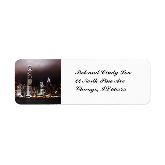 City Skyline Address Labels (Vorne)
