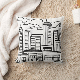 City Skyline Kissen