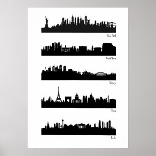 City Skylines - Welt Poster