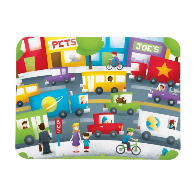 City Street Magnet (Horizontal)