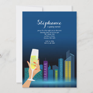 City Toast Party Invitation