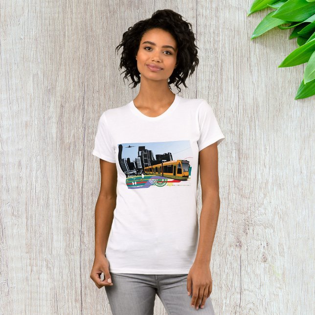 City Tram Womens T - Shirt (Von Creator hochgeladen)