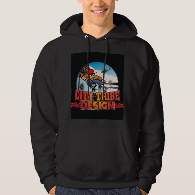 City Tribe sweat - shirt à capuche (Devant)