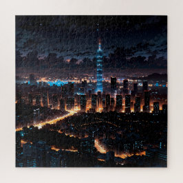 City view at night
