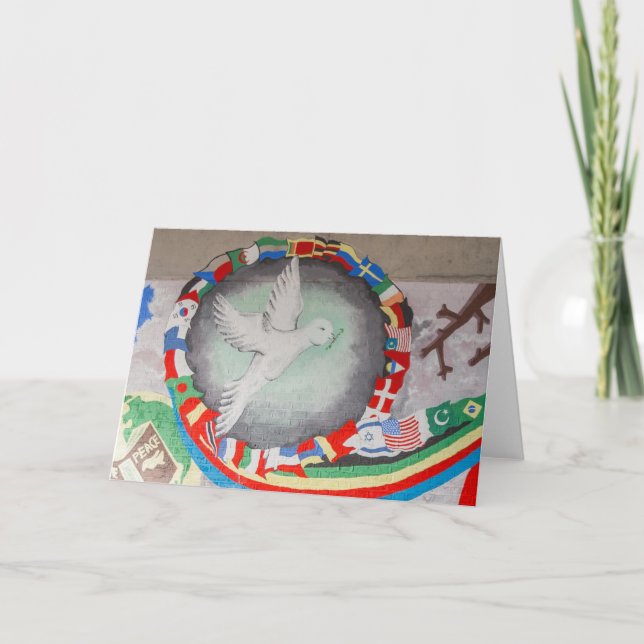 CITYarts London Peace Wall Card Karte (Vorderseite)