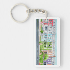 cityscape keychain schlüsselanhänger