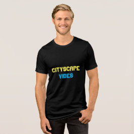 "Cityscape vibes" Tri-Blend Shirt