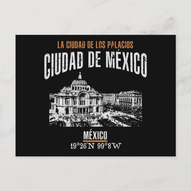 Ciudad de México Postkarte (Vorderseite)