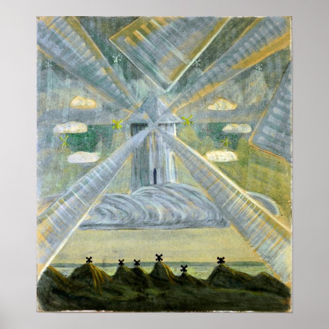 Ciurlionis - Andante Sonata II Druskininkai 1907 Poster (Vorne)