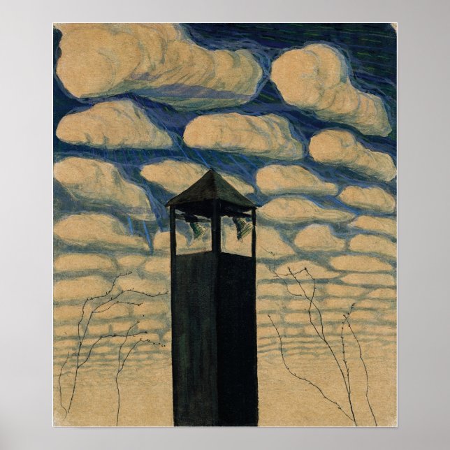 Ciurlionis - Frühjahrsmotiv II 1907 Poster (Vorne)