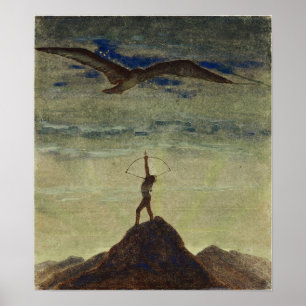 Ciurlionis - Sonne durchläuft Schütze 1906 Poster