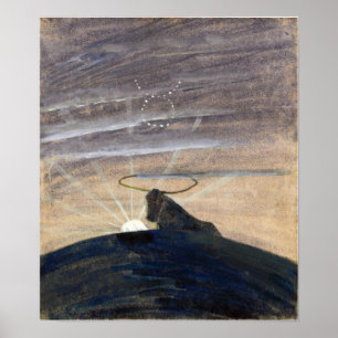 Ciurlionis - Sonne durchläuft Stier 1906 Poster