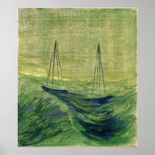 Ciurlionis - Sun übergeht Libra 1906 Poster