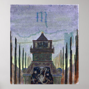 Ciurlionis - Sun übergibt Scorpio 1906 Poster