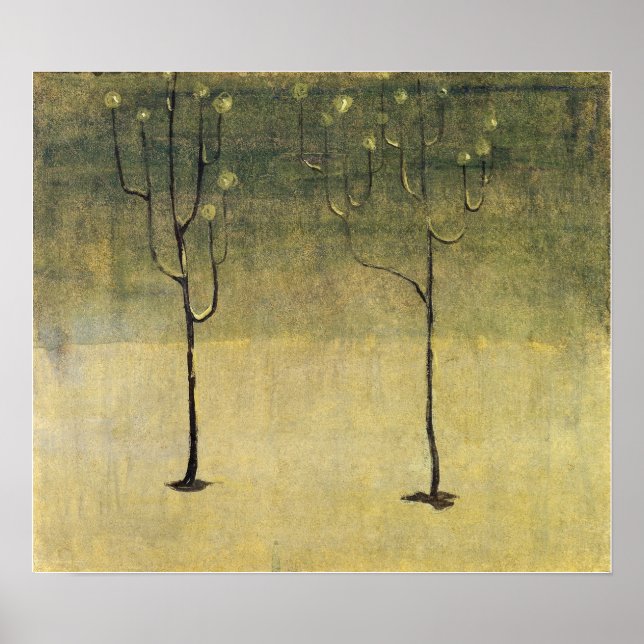 Ciurlionis - Winter Motif 1907 Poster (Vorne)