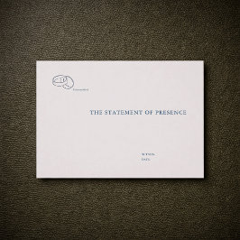 Civil Ceremony | Non-traditional Wedding Statement Postkarte