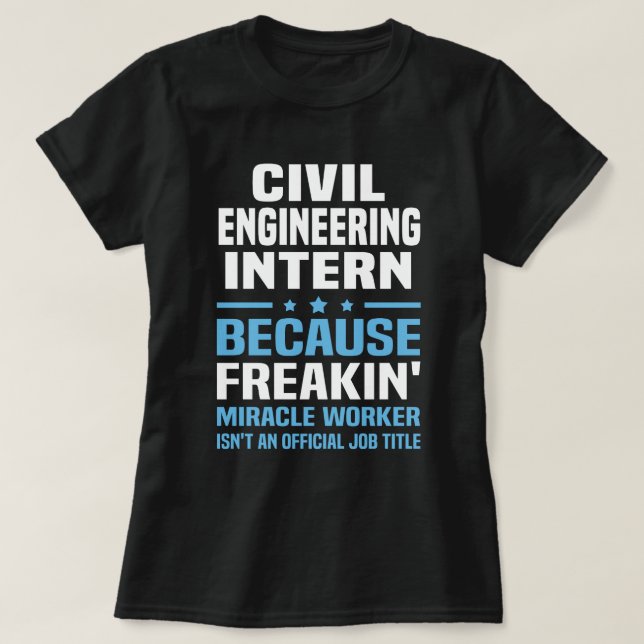 Civil Enginering Intern T-Shirt (Design vorne)