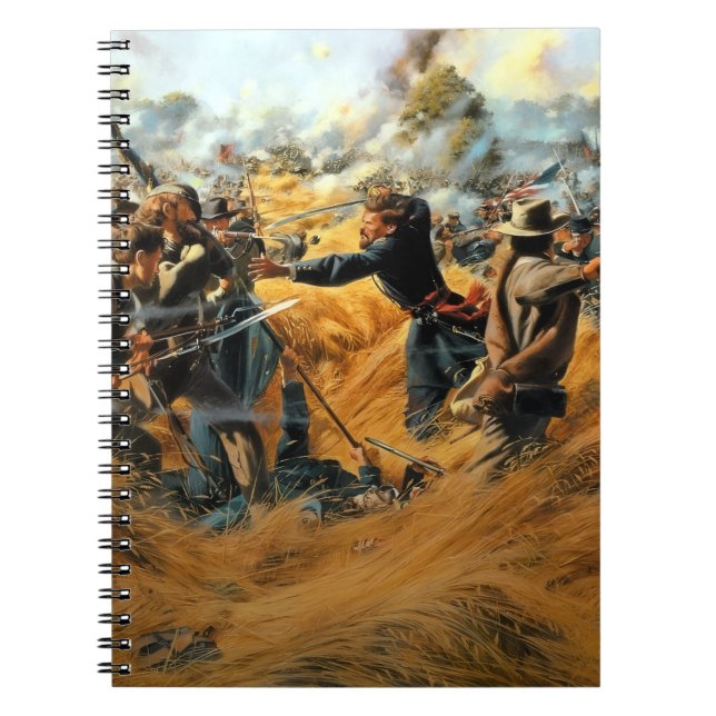 Civil War Gettysburg the Wheatfield Notizblock (Vorderseite)