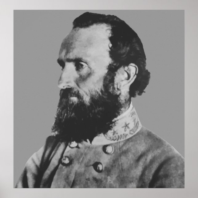 Civil War Hero -- General Stonewall Jackson Poster (Vorne)
