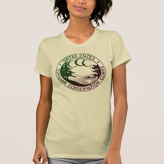 Civilian Conservation Corps Nature Women's Tshirt (Vorderseite)