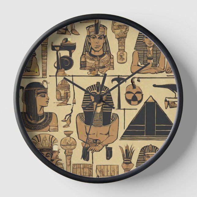 civilisation égyptienne ancienne Horloge murale (Recto)