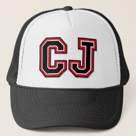 "CJ"-Mit Monogramm Truckerkappe