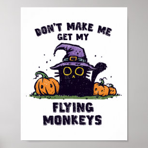 Ck Cat Halloween - Bring mich nicht zum fliegenden Poster