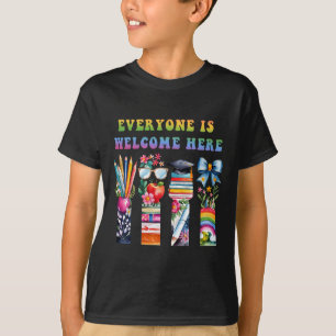 CK in der Schule Jeder ist hier willkommen zum Leh T-Shirt