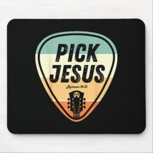 Ck Jesus-Shirt Lustiges Christliches Musik-Gitarre Mousepad
