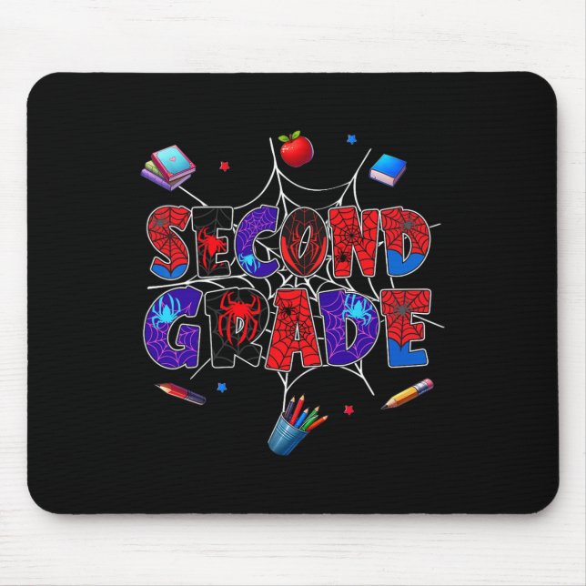 Ck To School 2nd Grade Boys Gamer First Day Second Mousepad (Vorne)