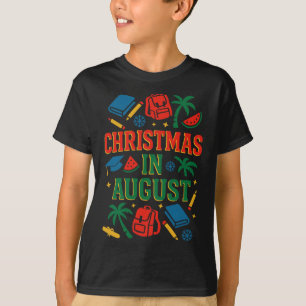 Ck to School Xmas Palm Tree Abschluss Weihnachten  T-Shirt
