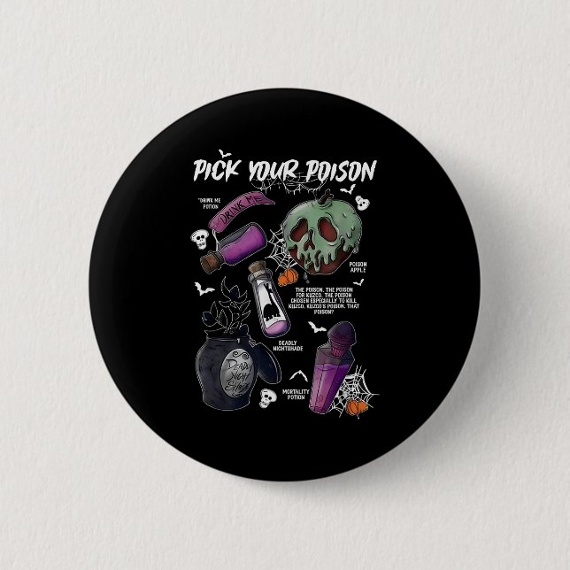 Ck Your Ison's Funny Drink Me Tion's Happy Hallowe Button (Vorderseite)