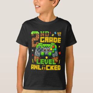 Ck Zur Schule 2. Klasse Gamer Erster Tag Zweite Kl T-Shirt