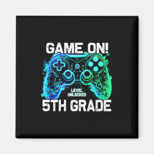 Ck Zur Schule 5. Klasse Jungen Gamer Erster Schult Magnet