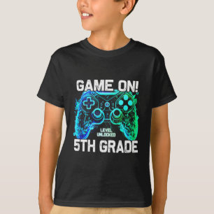 Ck Zur Schule 5. Klasse Jungen Gamer Erster Schult T-Shirt
