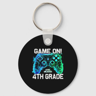 Ck Zur Schule Jungen 4. Klasse Gamer Erster Schult Schlüsselanhänger