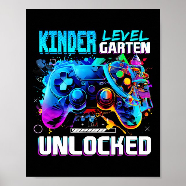 Ck Zur Schule Kindergarten-Stufe Freigeschalteter  Poster (Vorne)