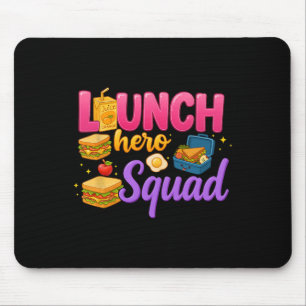 Ck Zur Schule Mittagessen Damen Squad Lunch Held S Mousepad