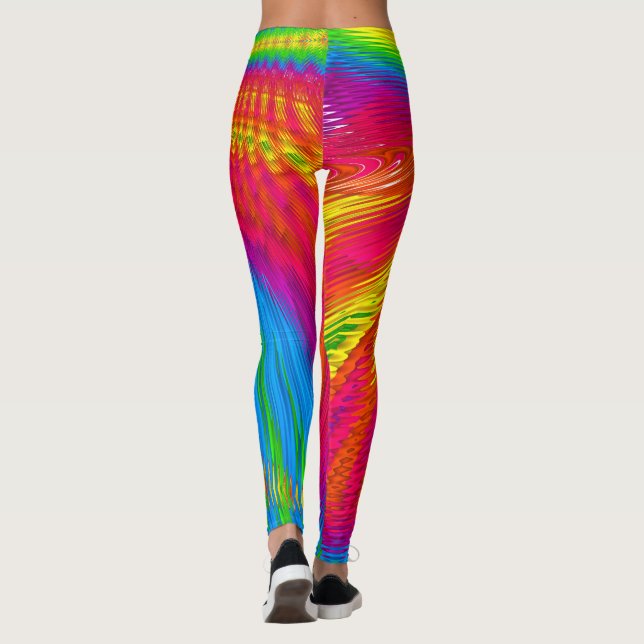 CKC-FARBSTREAKS - LEGGINGS (Rückseite)