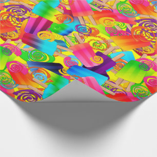 CKC-Wirbel, Gelb-Geschenkpapier Geschenkpapier