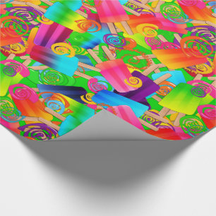 CKC-Wirbel, Neon-Gift-Packpapier Geschenkpapier