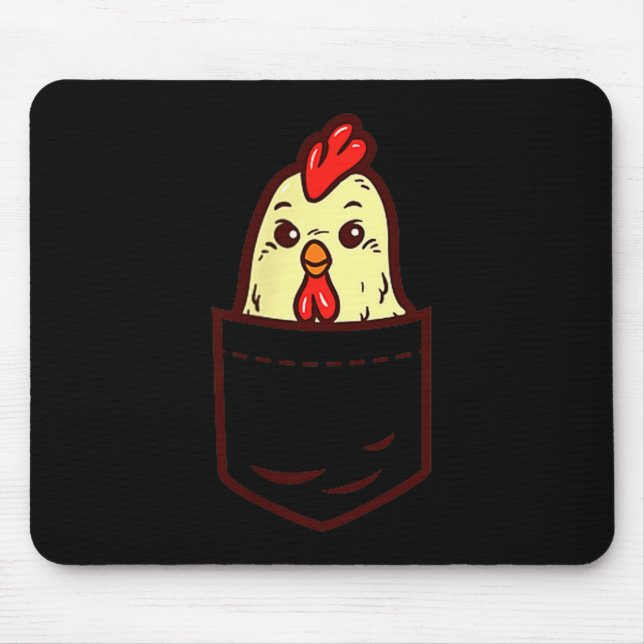 Cket Chicken Whisperer Cute Ultry Farm Animal Farm Mousepad (Vorne)