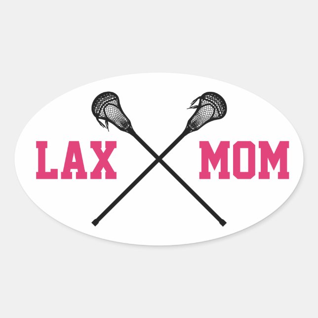 CKL "Lax Mama" Oval Aufkleber (Vorderseite)
