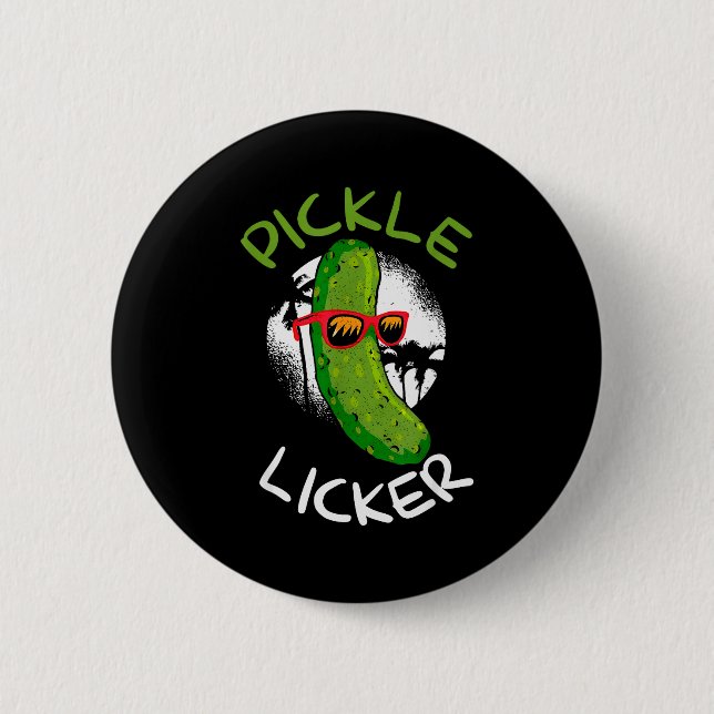Ckle Licker Funny Cuber Daddy Joke Humorous  Button (Vorderseite)