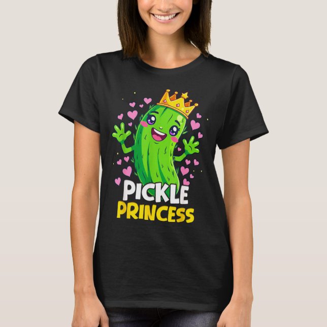Ckle Princess Cute Kawaii Cuber Cartoon  T-Shirt (Vorderseite)