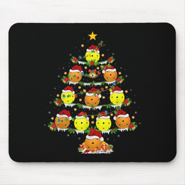 Ckleball Christmas Tree Lights Funny Srts Player X Mousepad (Vorne)