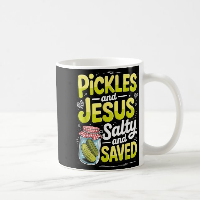 Ckles And Jesus Salty And Saved  Kaffeetasse (Rechts)