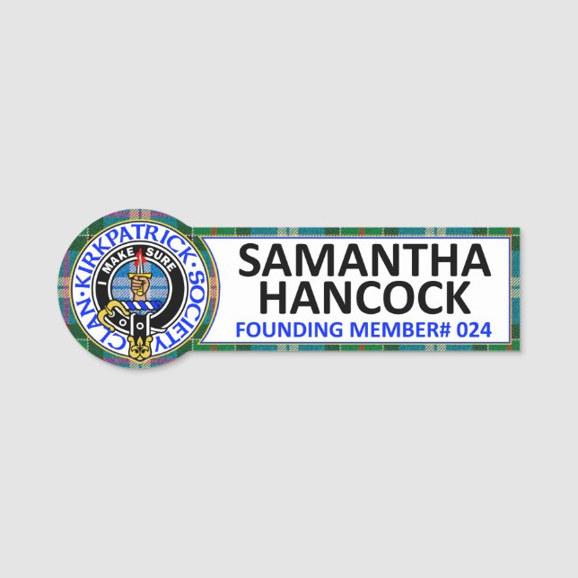 CKS NAME BADGE #024 SAMANTHA HANCOCK (Devant)