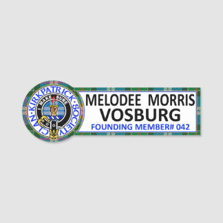CKS NAME BADGE 042 MELODEE MORRIS VOSBURG NAMENSSCHILD