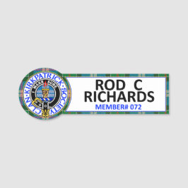 CKS Name Badge for ROD C RICHARDS Namensschild